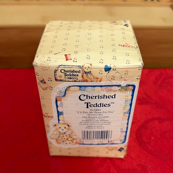 Cherished Teddies Drummer Boy Ornament - Picture 3 of 8